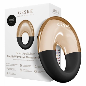 Массажер для глаз GESKE Cool&Warm Eye Massager 7в1 серый