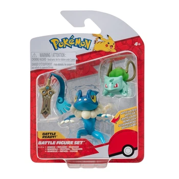 Набір ігрових фігурок POKEMON W19 - ХОНЕДЖ. БУЛЬБАЗАВР, ФРОГАДИР