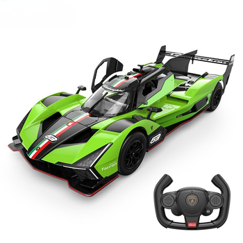 Машинка Rastar Lamborghini SC63 на радиоуправлении 1:14 зеленый 10150