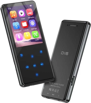 MP3 Плеєр 64GB з Bluetooth 5.3 - Портативний Аудіоплеєр для Дітей з Вбудованим Динаміком