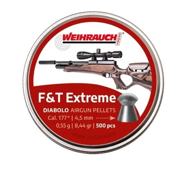 Кульки Weihrauch F&T Extreme 0,55г, кал.4,5(.177) 500 шт (1004268)