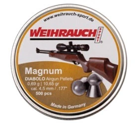 Кульки Weihrauch F&T Magnum 0,69гр, кал.4,5(.177) 500 шт