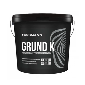 Адгезійна грунт-фарба Farbmann Grund K біла 4.5л