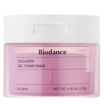 Укрепляющие коллагеновые пэды для лица Biodance Collagen Gel Toner Pads 60 шт