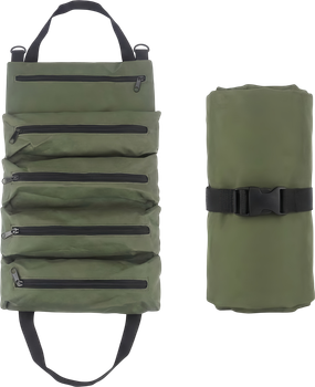 Сумка органайзер для инструментов UFT 5 больших карманов Оливковая (UFT-ToolRollBag)