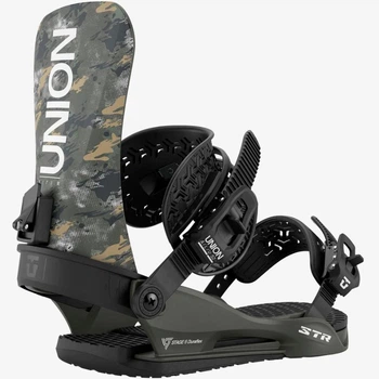 Крепления для сноуборда Union STR Camo крепы для ботинок универсальные юнион для фрирайда сноубордические all mountain L