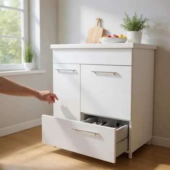 Тумба Mikola-M Plastics 2.0 Все разом з прямокутним умивальником 70 см