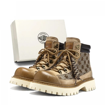Чоловічі черевики Palladium Martin Boots Graphic Jacquard V11 Light Brown 44 Сірий 79715-002-M