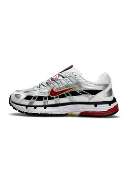 Мужские кроссовки Nike P-6000 M White Black Red 41р