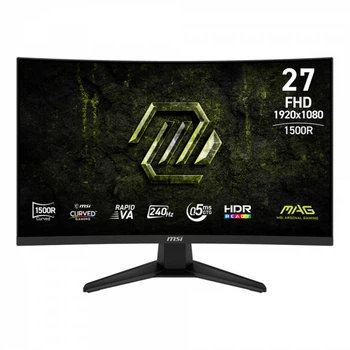 MSI Монітор va 27" fhd (1920 x 1080) Curved 1500r 0.5m s 240Hz 178/178 2*hdmi/dp mag 275cf x24