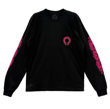 Лонгслив Chrome Hearts 7007 черного цвета, размер S