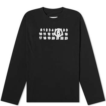 Лонгслив Maison Margiela 7003 черного цвета, размер S