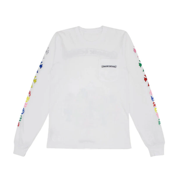 Лонгслив Chrome Hearts 7010 белого цвета, размер M