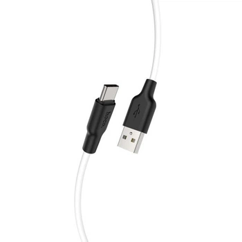 Кабель HOCO X21 Plus Silicone for Type-C 3A/1m. Black&White
