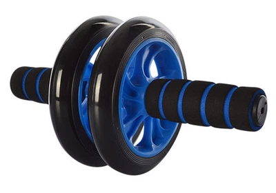 Колесо (ролик) для пресса 2 секции EasyFit EF-1352-B. с ковриком. Синий