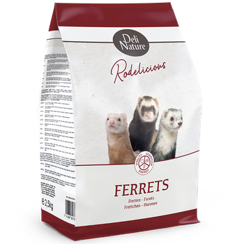 Корм для тхорів Deli Nature Rodelicious Ferrets Делі Натюр суперпреміум повнораціонний 2.5 кг