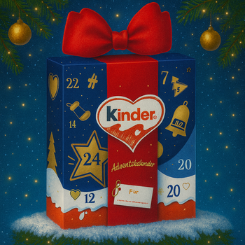 Адвент календар Kinder Ferrero Mix Geschenk Бант 214 г
