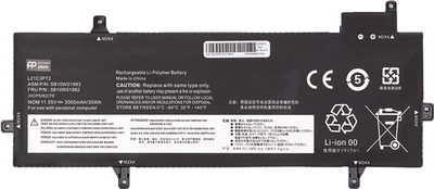 Аккумулятор PowerPlant для ноутбуків LENOVO ThinkPad Z13 Gen 1 (L21C3P72) 11.55V 3000mAh (NB482771)