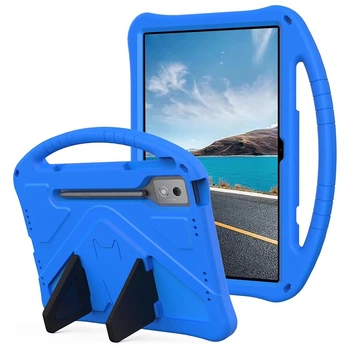 Чохол - накладка Kids with Stand для Lenovo Yoga Tab Plus / Xiaoxin Pad Pro 2025 з ручкою blue