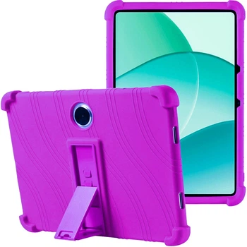 Детский чехол TPU Wave with Stand для Oppo Pad SE 2025 / OnePlus Pad Lite 2025 с подставкой purple