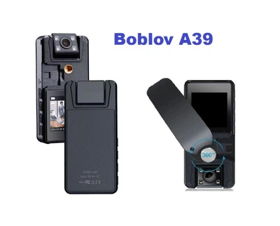 Нагрудная боди-камера Boblov A39 с дисплеем 1.54 дюйма ночная запись датчик движения акумулятор 3000 мАч