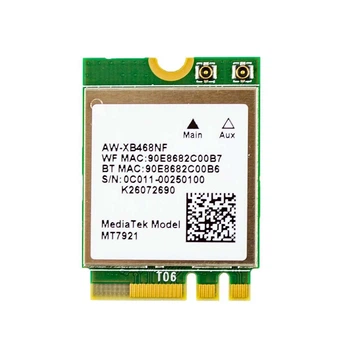 Плата WiFi+Bluetooth AzureWave AW-XB468NF MT7921LE (M.2 2230, WiFi6 AX+BT5.2, MIMO 2x2, 0C011-00250100)