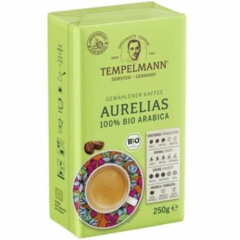 Кава мелена Tempelmann Aurelias BIO 100% Arabica 250 г