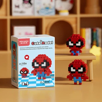 Конструктор блочный Человек паук Марвел Spider Man Marvel Спайдермен