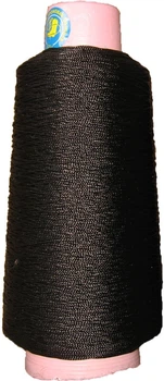 Нитка капронова конус 350 г 375 текс чорна (0938)