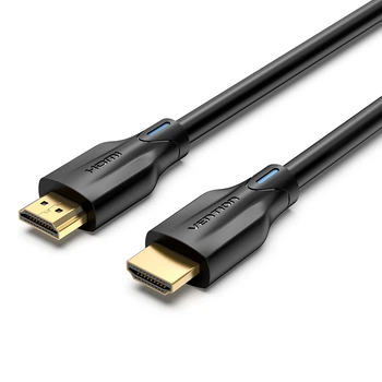 Кабель Vention HDMI 2.1 3 м Черный, 48 Гбит/с, 8K 60Гц, 4K 120Гц, eARC, VRR (AANBI)