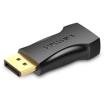 Адаптер Vention DisplayPort - HDMI 4K 30Hz Чорний (HBPB0)