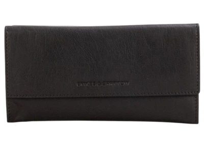 Гаманець шкіряний жіночий чорний вінтажний SPIKES&SPARROW 103R14000_black