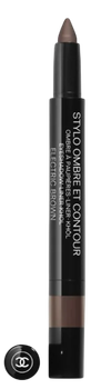 Тіні-олівець для очей Chanel Stylo Ombre Et Contour кремові 04 Eletric Brown 8 г (3145891822045)