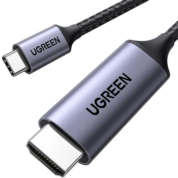 Кабель Ugreen MM142 USB Type-C - HDMI 4K 60Hz 1.5 м Thunderbolt 3 Черный (50570)