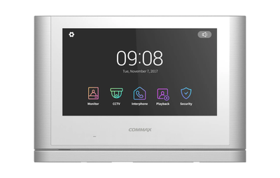 Аналоговый видеодомофон Commax CDV-1024MA 10'', White + Silver