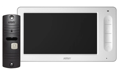 Комплект ARNY AVD-7006 (AVD-706 7'' + AVP-05 (v.2) 74°), White + Brown