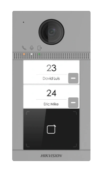IP-видеопанель Hikvision DS-KV8213-WME1(C)/Flush 2Мп 124° Wi-Fi PoE