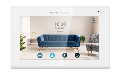 Мультиформатный видеодомофон ARNY AVD-742A 7'' Wi-Fi, White