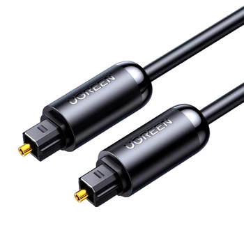 Кабель Ugreen AV122 Toslink Optical 3 м S/PDIF, 5.1, Dolby Digital, DTS Черный (70893)