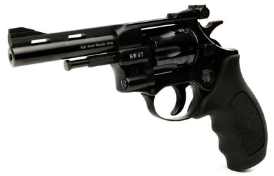 Револьвер под патрон флобера Weihrauch HW4, кал.4, 4" Combat grip