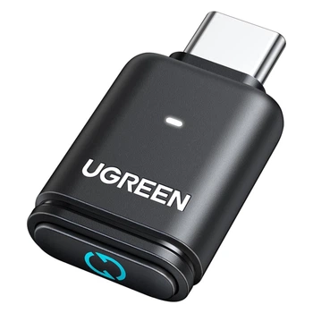 Bluetooth-адаптер Ugreen BT501 USB-C v5.3 aptX Adaptive aptX HD Qualcomm для PS5/Switch Черный (45008)