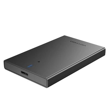 Карман для HDD/SSD Vention 2.5" SATA - USB 3.0 Micro-B 5 Гбит/с 6 ТБ UASP Черный (KPAB0)