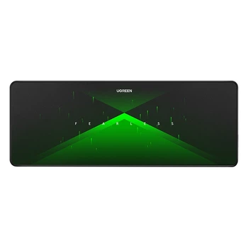 Игровой коврик для мыши Ugreen LP670 800x300x4 мм тканевый, прошитые края Зеленый (15348)