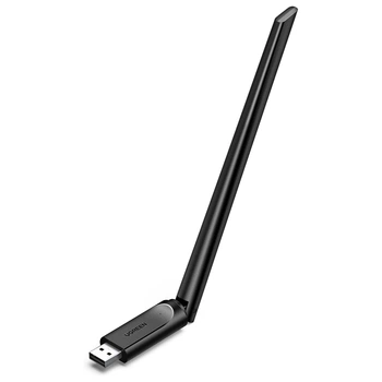 Wi-Fi адаптер Ugreen CM763 Wi-Fi 6 AX900 USB 2.4/5 ГГц внешняя антенна 6 dBi Черный (35265)