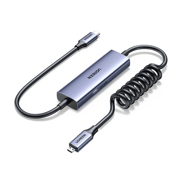 Карта відеозахоплення Ugreen UG301 Micro HDMI - USB-C 4K/2K PD 100W 15-50 см Сірий (45027)