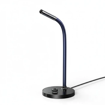Мікрофон настільний Ugreen CM564 USB 96kHz 24-bit Hi-Fi 360° з шумозаглушенням, 3.5 мм, гнучка ніжка 1.5 м Чорний (55344)