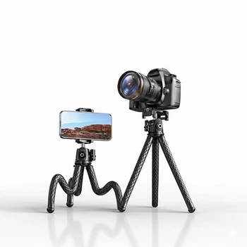 Гнучкий штатив Ugreen LP752 29 см 1/4" для телефону та камери 360° Cold Shoe Чорний (25710)