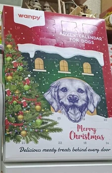 Ванпі адвент-календар з ласощами для собак 24 шт Wanpy Advent Calendar For Dogs