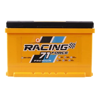 Автомобильный аккумулятор RACING FORCE Premium 6CT 71Ah Низький R+