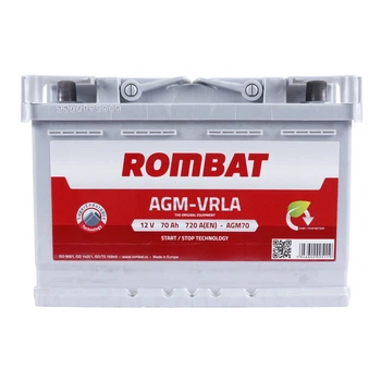 Автомобільний акумулятор ROMBAT AGM 6CT 70Ah R+ AGM70
